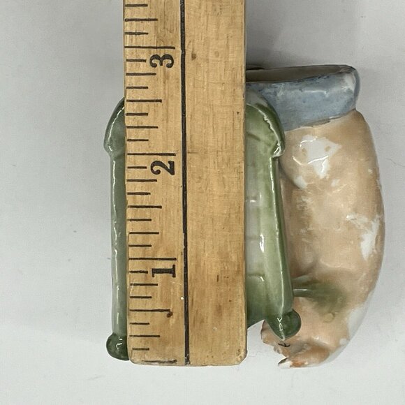 Antique Vintage German Pig Cradle Fairing Sausage Funny Novelty Figurine - Picture 10 of 10